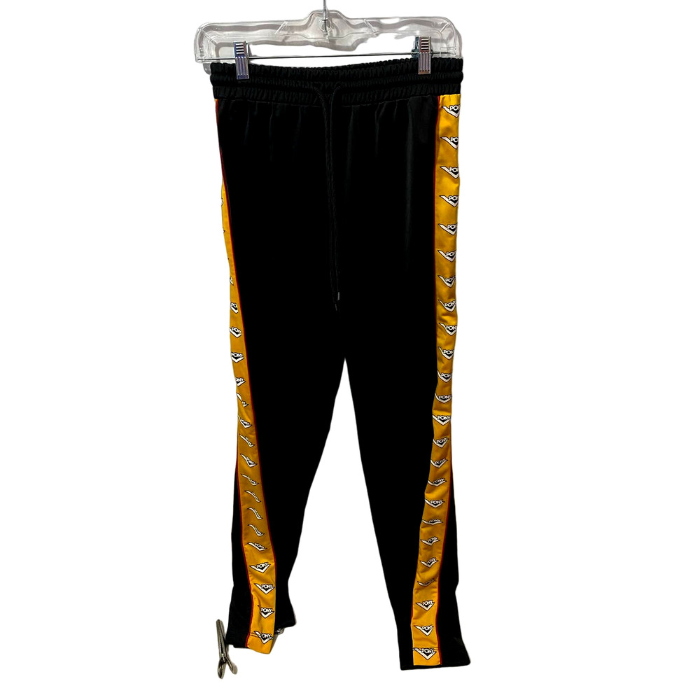 Forever 21 Pony Windbreaker Pants Size M Black, Orange and Red